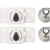 141/200 Diskus® Integral Van Lock White & 26/70mm Diskus® Padlock Twin Pack -HomeTool Haven ABUVANLOCKT