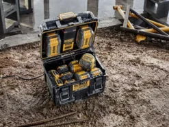 DeWALT TOUGHSYSTEM™ 2.0 Charger Toolbox -HomeTool Haven DEW183470 INUSE2