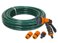 PVC Garden Hose With Fittings & Spray Gun -HomeTool Haven FAIHOSE20AV
