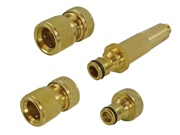 Brass Nozzle & Fittings Kit 4 Piece 12.5mm (1/2in) 3 Brass Nozzle & Fittings Kit 4 Piece 12.5mm (1/2in)