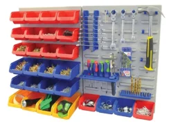 Storage Bin Set With Wall Panels 43 Piece