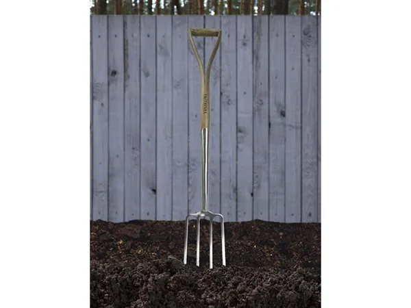 Prestige Stainless Steel Digging Fork Ash Handle 3 Prestige Stainless Steel Digging Fork Ash Handle
