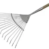 Prestige Stainless Steel Lawn Rake Ash Handle -HomeTool Haven FAIPRESLRSS