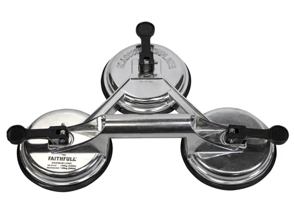 Triple Pad Aluminium Pro Suction Lifter 3 Triple Pad Aluminium Pro Suction Lifter