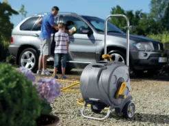 Hozelock 2416 Freestanding Compact Hose Reel + 30m Of 12.5mm Hose -HomeTool Haven HOZ2416 LIFESTYLE1