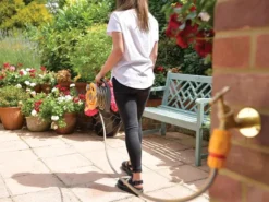 Hozelock Micro Hose Reel + 10m Of 7mm Hose 11 Hozelock Micro Hose Reel + 10m Of 7mm Hose -HomeTool Haven HOZ2427 INUSE3