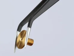 KNIPEX Universal Bent Nose Tweezers 155mm -HomeTool Haven KPX923437 INUSE4