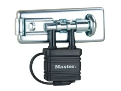 Master Lock Bolt Hasp With Integrated Lock 110mm
