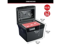 Master Lock Large Fire & Waterproof Security Chest -HomeTool Haven MLKFHW40300 5