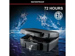 Master Lock Small Key Locking Fire & Water Chest -HomeTool Haven MLKH0100 3