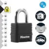 Master Lock Excell™ 4-Digit Black Finish Combination 50mm Padlock 2 Master Lock Excell™ 4-Digit Black Finish Combination 50mm Padlock -HomeTool Haven MLKM178 1