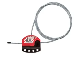 Master Lock Four Padlock Lockout Hasp With Adjustable Cable 1.8m