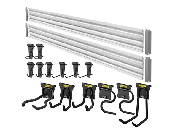 Stanley Track Wall System Starter Kit, 20 Piece 4 Stanley Track Wall System Starter Kit, 20 Piece - Image 2