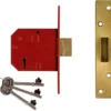 Union 2134E BS 5 Lever Mortice Deadlock -HomeTool Haven UNNJ2134EP25