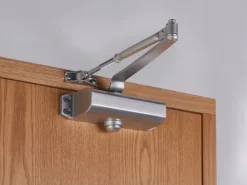 Union CE3F Fixed Size 3 Rack & Pinion Door Closer Silver