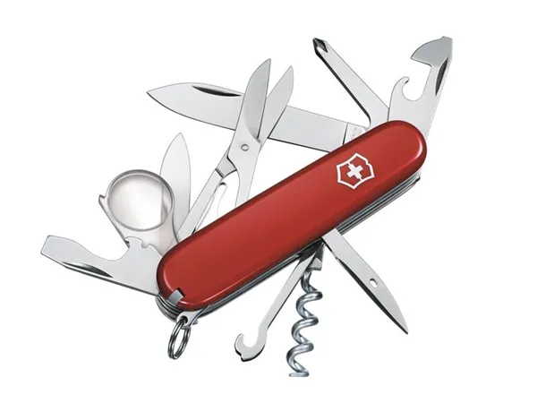 Victorinox Explorer Army Knife Red Blister Pack 3 Victorinox Explorer Army Knife Red Blister Pack