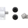 P114 Patio Door Lock White Finish Visi-pack -HomeTool Haven YALP114WE